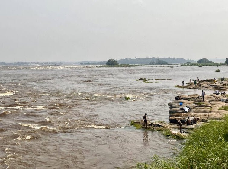 Les Rapides (Congo River Rapids), Brazzaville, DR Congo